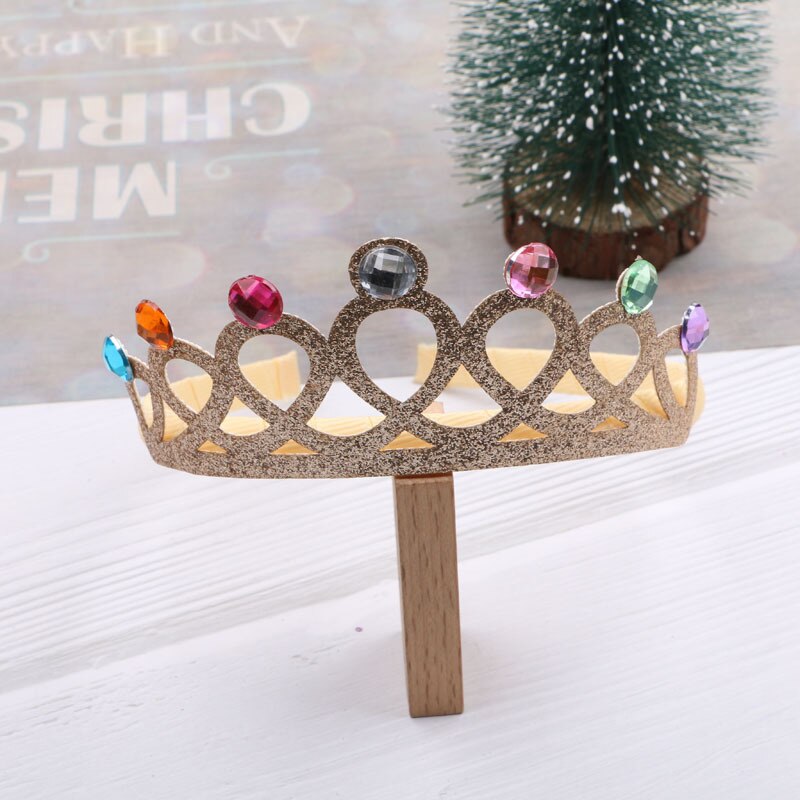 Headbands For Kids Girl Princess Hairbands Yarn Crown Bow Knot Tiara Flower Child Hair Accessories Korean Handmade Wholesale