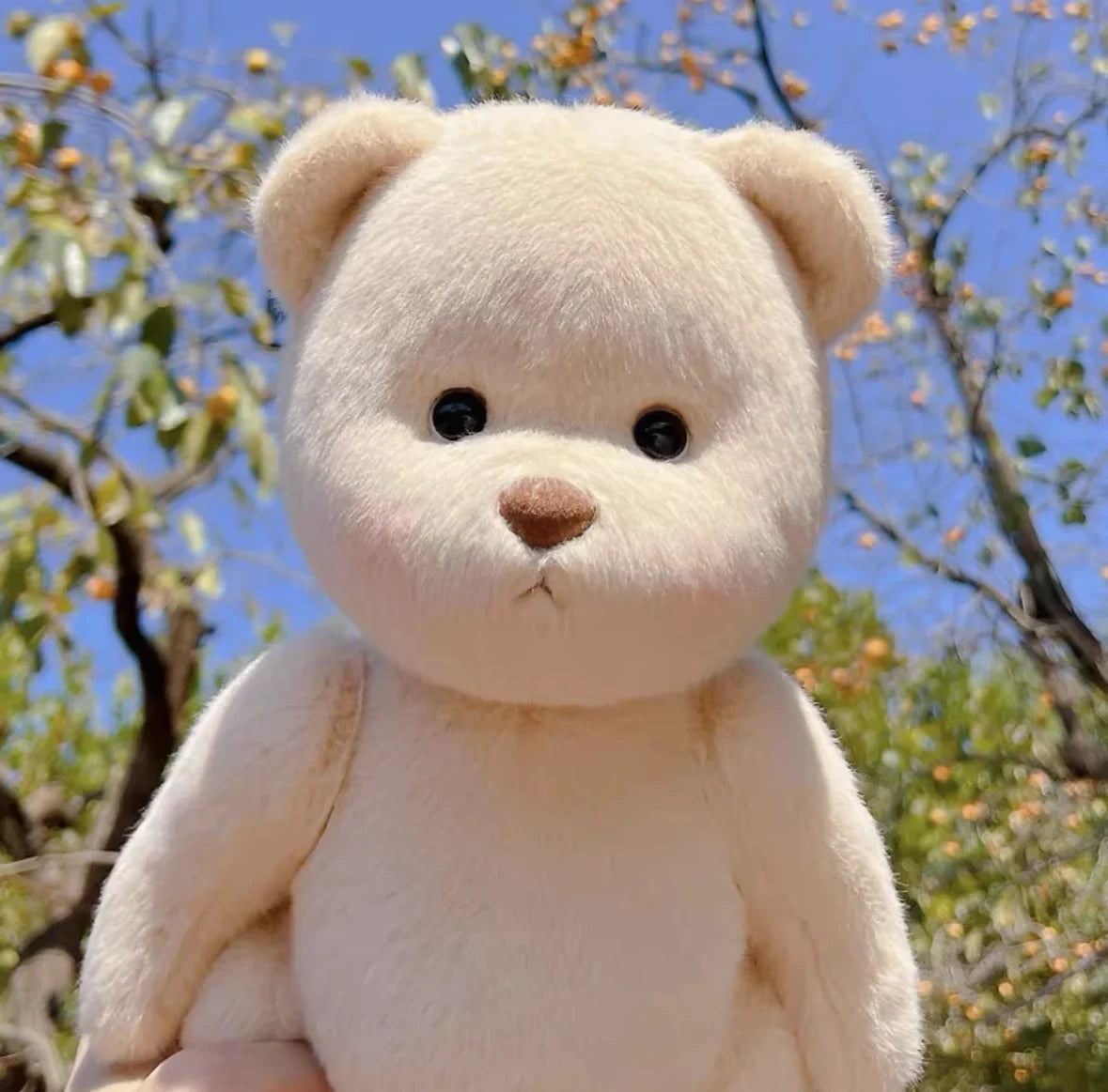 qgtao 30cm Handmade Bear Plush Toy Change Dress Cartoon Honey Cloth Baby Girl Hug Cuddly Plushie Doll for Kids Christmas Gift For Kids