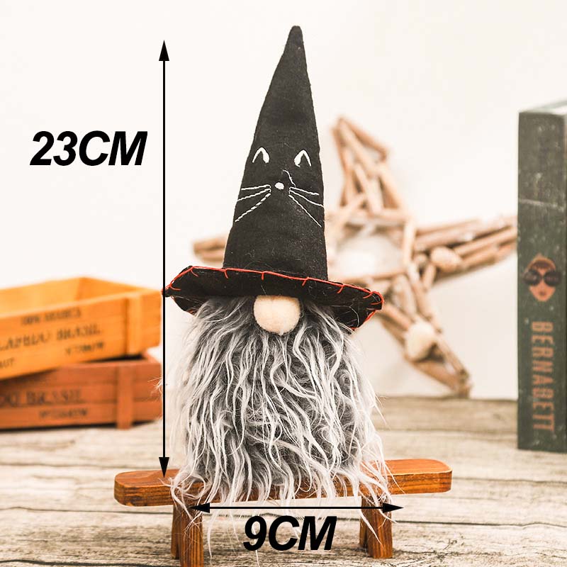 Halloween Gnome Plush Halloween Decoration for Home Handmade Faceless Dolls Gnome Ornaments Cute Elf Scandinavian Tomte Gnomes