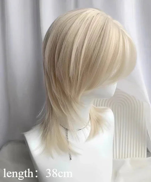 qgtao - Sweet Short Bob Wig for Women Lace Front Wigs Headband Summer Fresh Pink Blonde Short Hair Cosplay Pink Wig Lolita