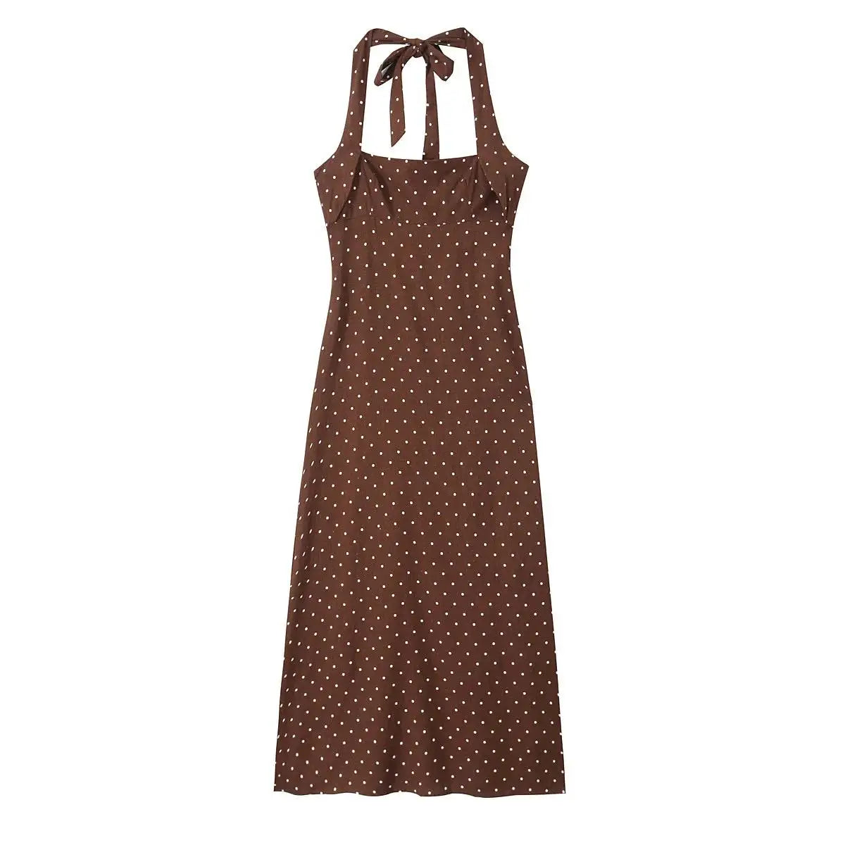 qgtao 2024 Women's Polka Dot Blend Dress Dresses Womens Holiday Midi Sale Clearance Formal Elegant Evening Summer Zevity