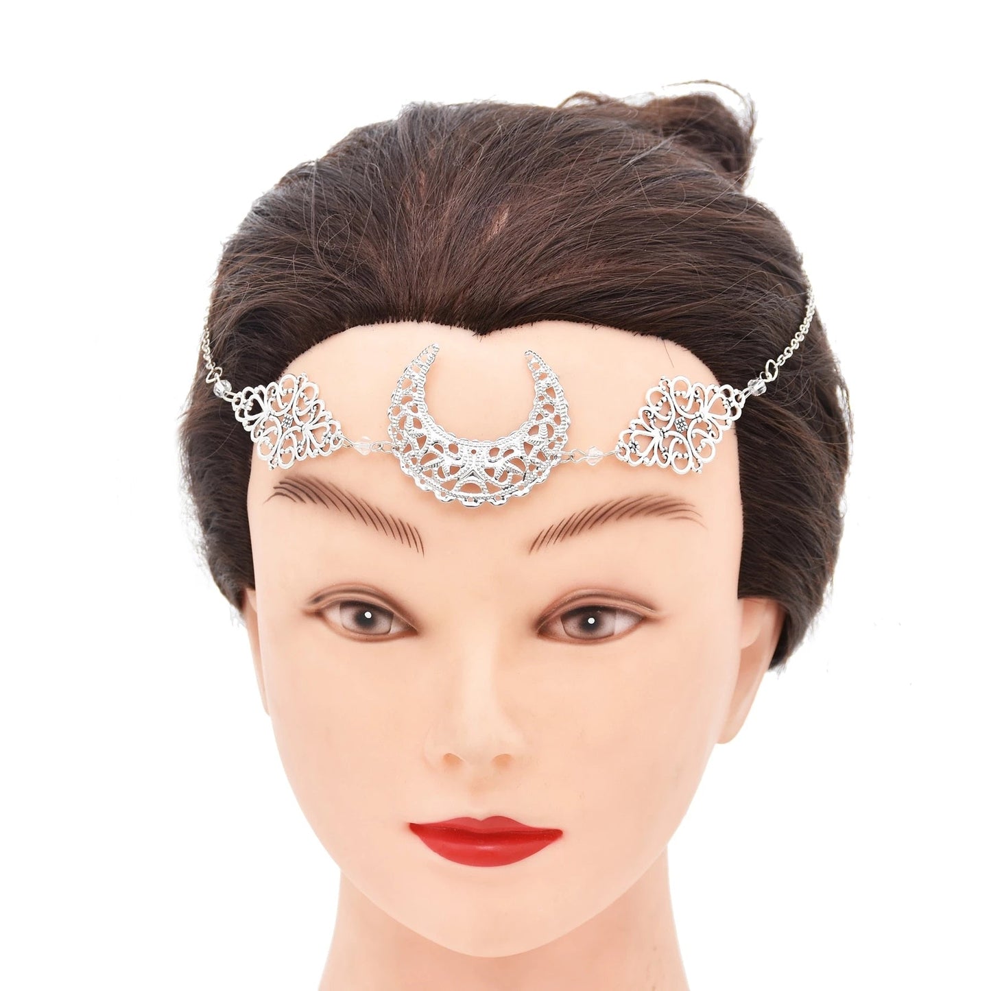 Gypsy Turkish Bohemian Head Chain Indian Hair Jewelry Tribal Forehead Dancing Wedding Hair Accesories Boho Headband Headpieces