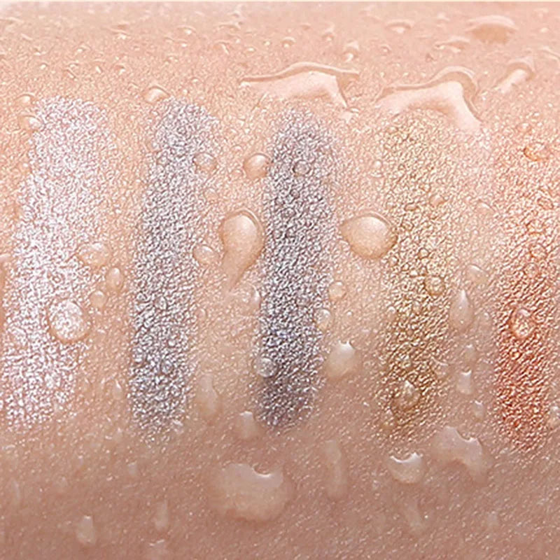 qgtao - Waterproof Pearlescent Eyeshadow Pencil Stick 16 Colors Lasting Glitter Shimmer Eye Shadow Pen Eyeliner Stick Eyes Makeup Tools