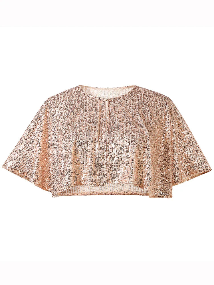 qgtao聽Plus Size V Neck Mermaid Dress With Shawl Long Formal Prom Party Gown Sequins Sleeveless Robe De Soriee Sexy Evening Vestido De