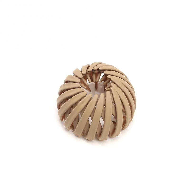 Transparent Hairpins Nest Ball Hair Clips Bun Hairpin For Women Ponytail Holder Hair Claw Clips Solid Color Hair Clip Headwear