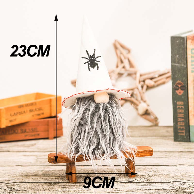 Halloween Gnome Plush Halloween Decoration for Home Handmade Faceless Dolls Gnome Ornaments Cute Elf Scandinavian Tomte Gnomes