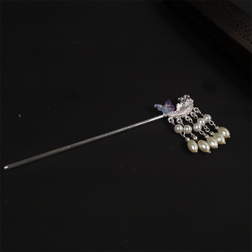 Alloy Round Hairpins Bun Cuff Vintage Leaf Hair Stick Set Bun Holder Women Hair Accessories Retro Hair Pins