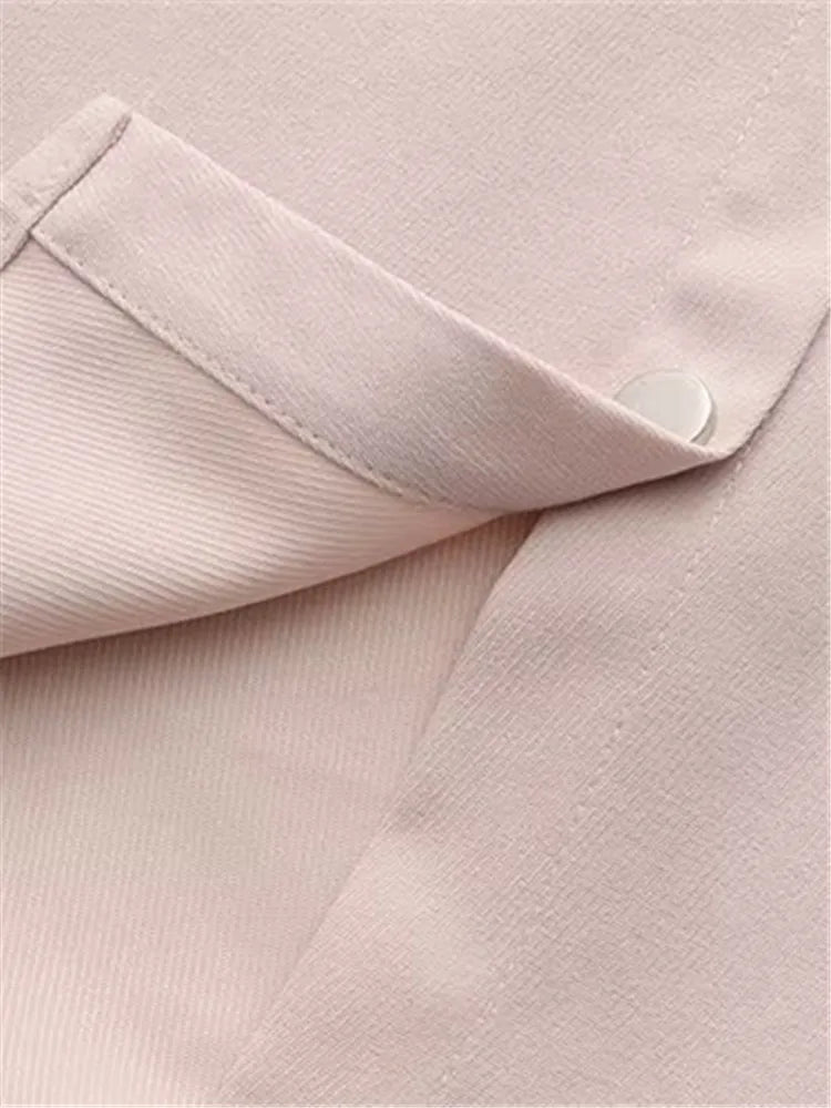 qgtao Plus Size Women's Clothing Long-Sleeved Shirt Button Version Spring And Autumn Solid Color Non-Stretch Cardigan Large Size Tops