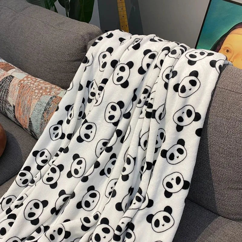 Yeknu Ins Style Zebra Blanket Soft Microfiber Blanket For Bed Office Flannel Blanket Warm Throw Blanket Plush Bedspread Kids Bedding