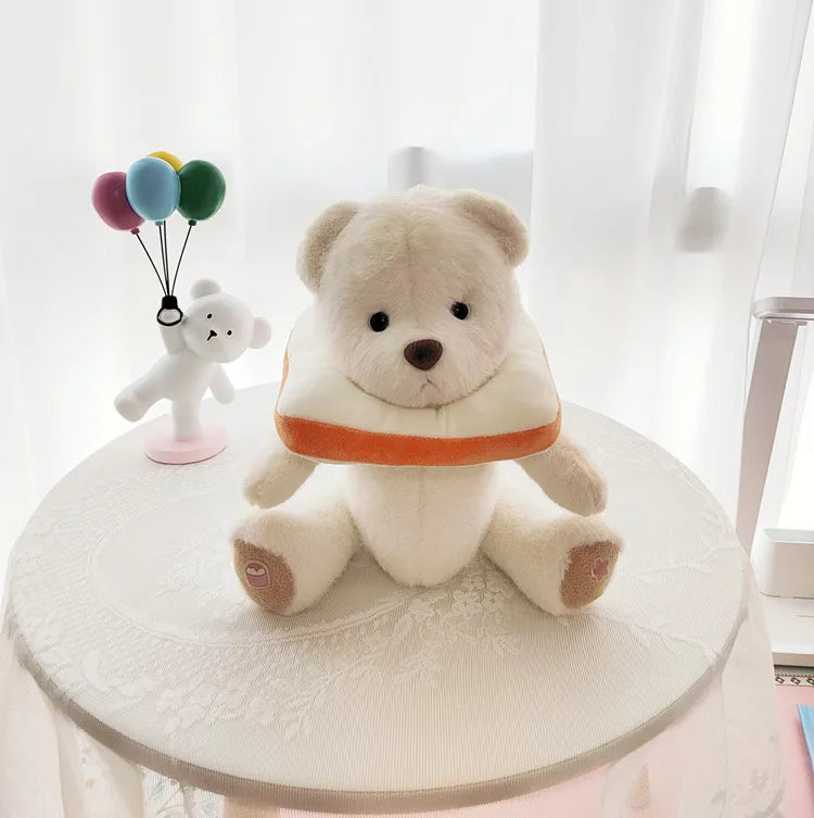 qgtao 30cm Handmade Bear Plush Toy Change Dress Cartoon Honey Cloth Baby Girl Hug Cuddly Plushie Doll for Kids Christmas Gift For Kids