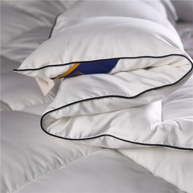 Yeknu Solid Down Quilt Thickened Soft and Warm Silk Cotton Quilt for Single and Double Use Autumn and Winter Quilt Core Gift Quilt
