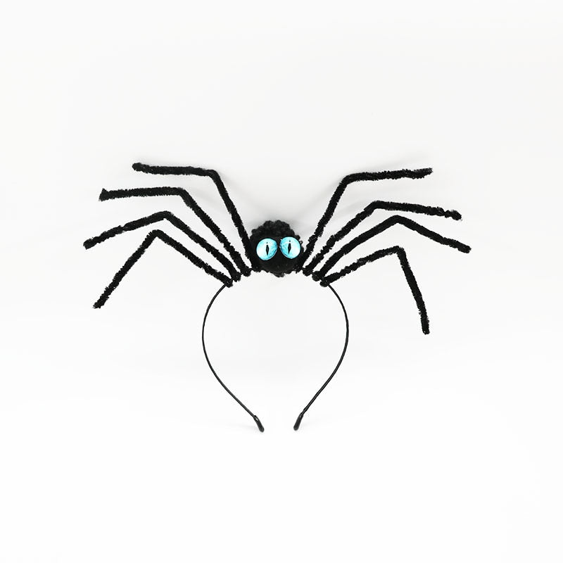 Halloween Spider Headdress Creative Funny Spider Performance Masquerade Dress Up Spider Headband Happy Helloween Party Decor