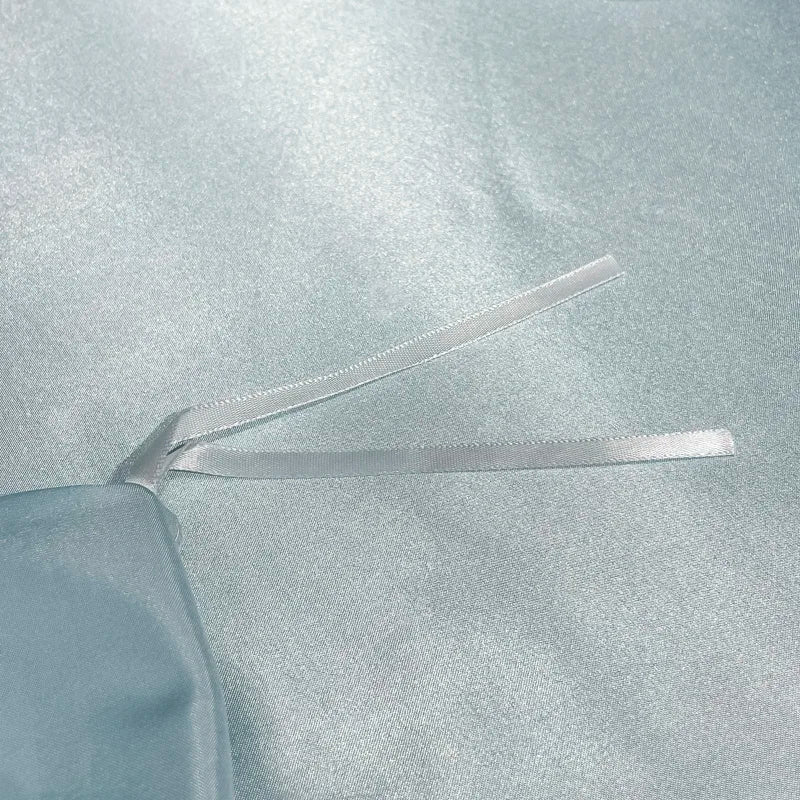 Yeknu Natural Silk Bedding Set High-End Luxury Soft Silky Quilt Cover Set Single Double King Size Printing Duvet Cover Set