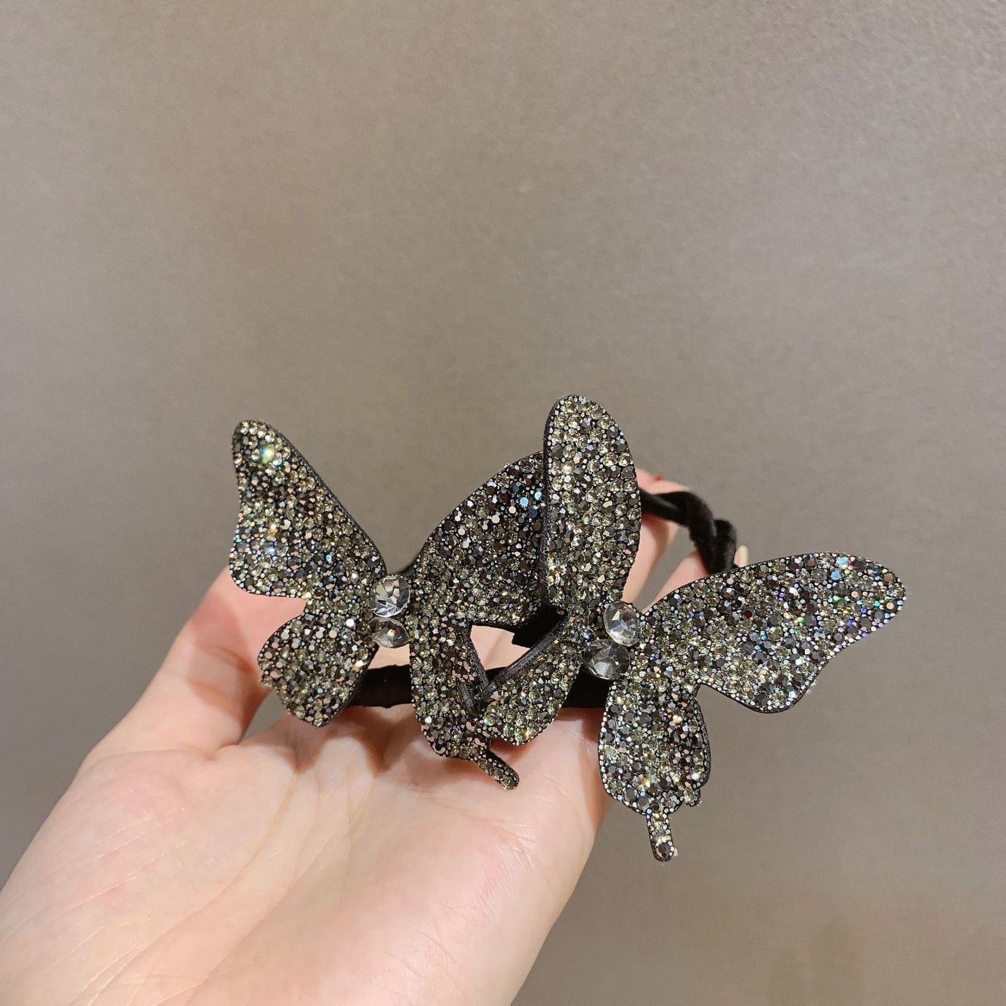 1Pc Butterfly DIY Hair Style Hair Device Curly Hair Stick Braided Hair Artifact Lazy Hairpin Flower Bud Hair Ornament Headdress