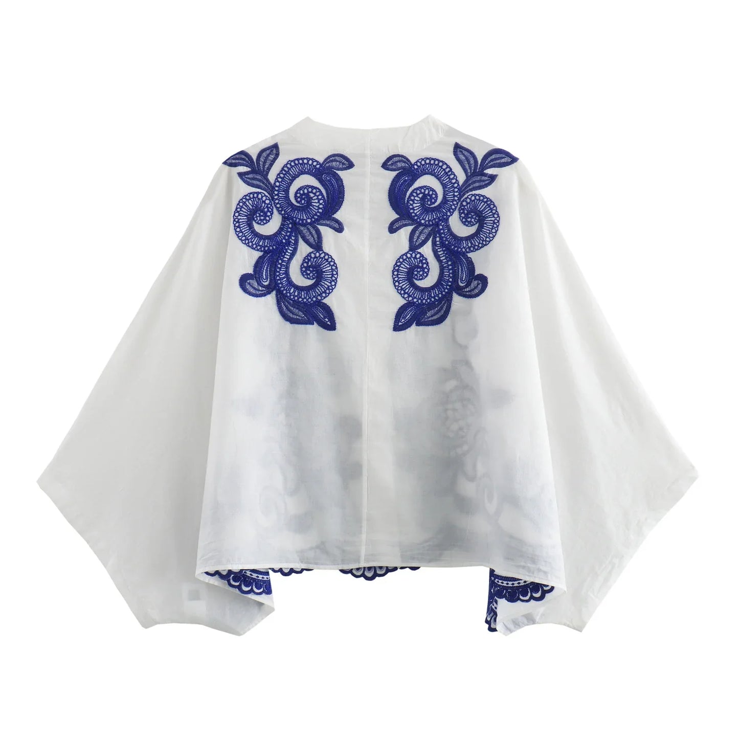 qgtao 2024 Women's Ethnic Embroidered Top Shirt Loose Elastic Waist Skirt Women's Clothing Sales Plus Size Women Clothing
