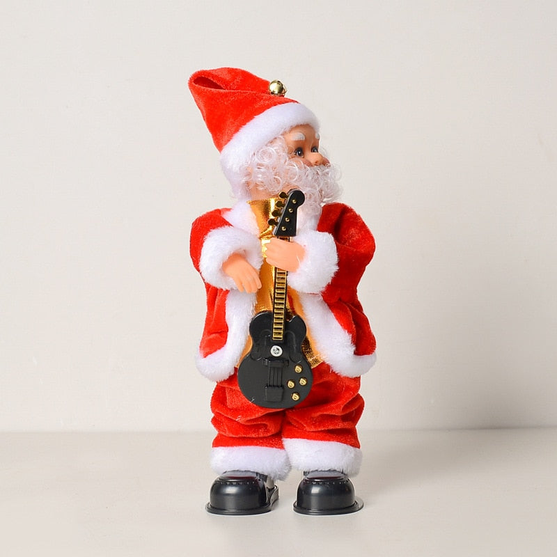 Christmas Electric Musical Hip Dancing Santa Claus Doll Toys Twerking Doll Party Christmas Decoration Gifts Ornaments for Kids