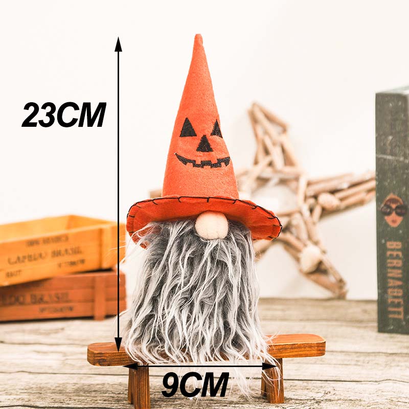 Halloween Gnome Plush Halloween Decoration for Home Handmade Faceless Dolls Gnome Ornaments Cute Elf Scandinavian Tomte Gnomes