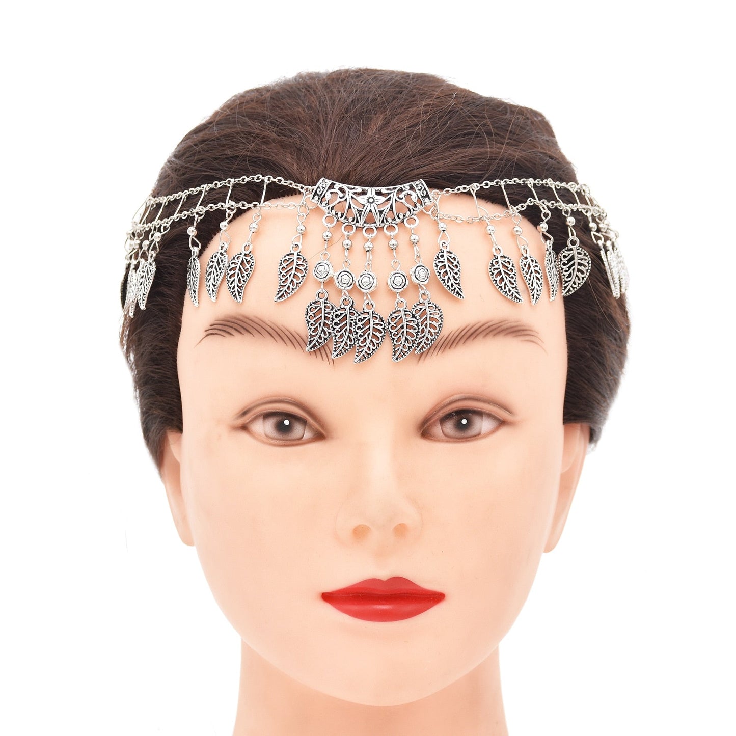 Gypsy Turkish Bohemian Head Chain Indian Hair Jewelry Tribal Forehead Dancing Wedding Hair Accesories Boho Headband Headpieces