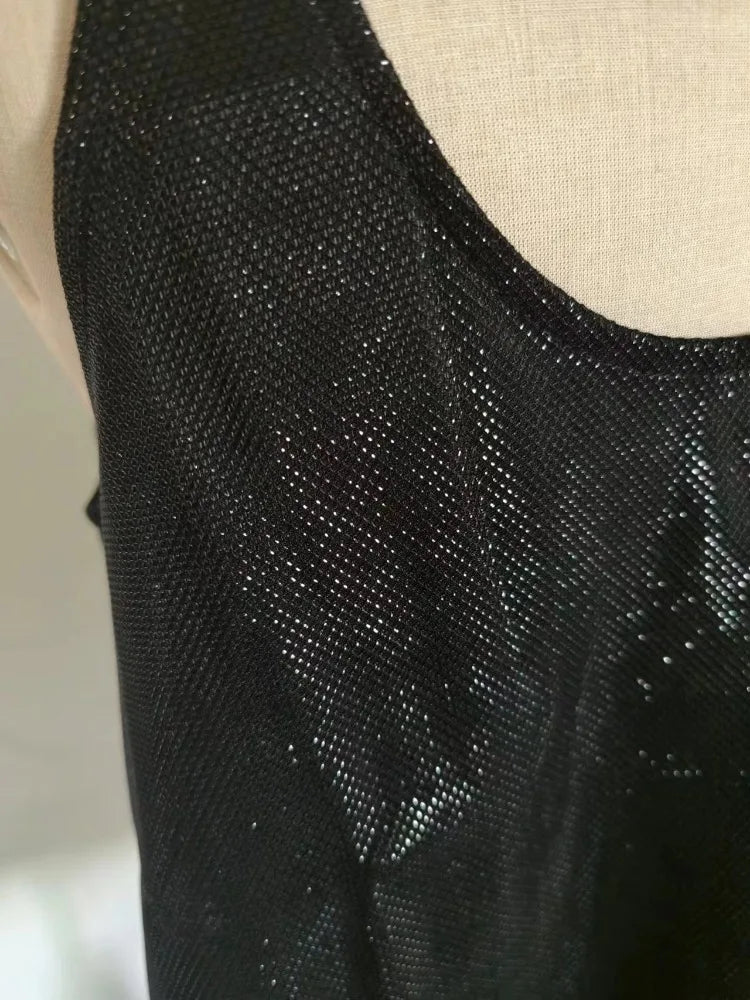 Women Clothing Y2k Tops Tank Top Fashion Clothes Casual Vintage Sexy Elegant Summer Streetwear Party Club Stage Show Bling Camis