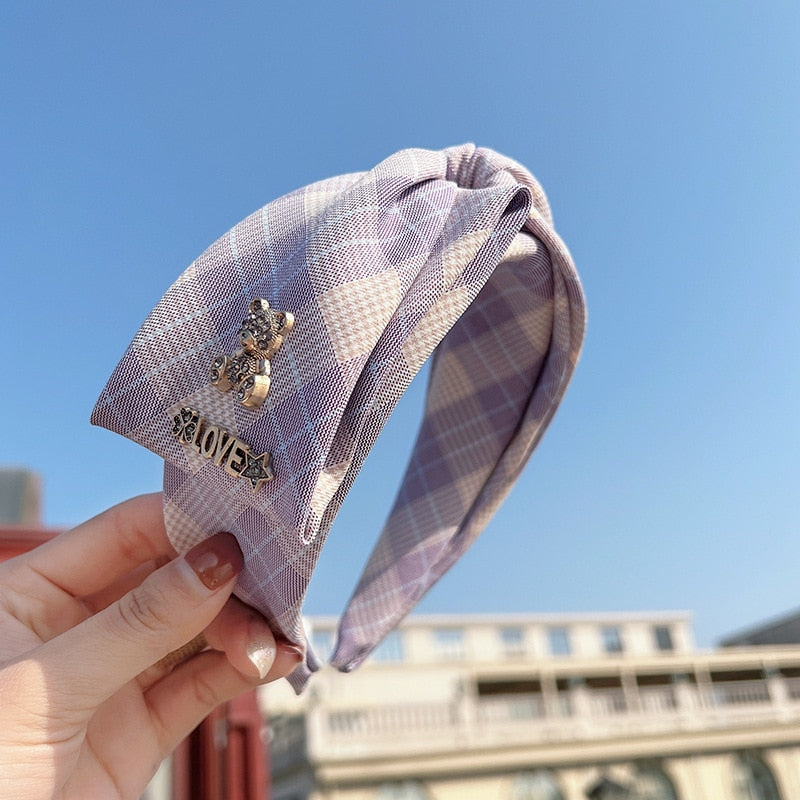 Solid Fabric Satin Hair Scarf Band Hairband for Women Girl Korea Headbands Fashion Accessorie