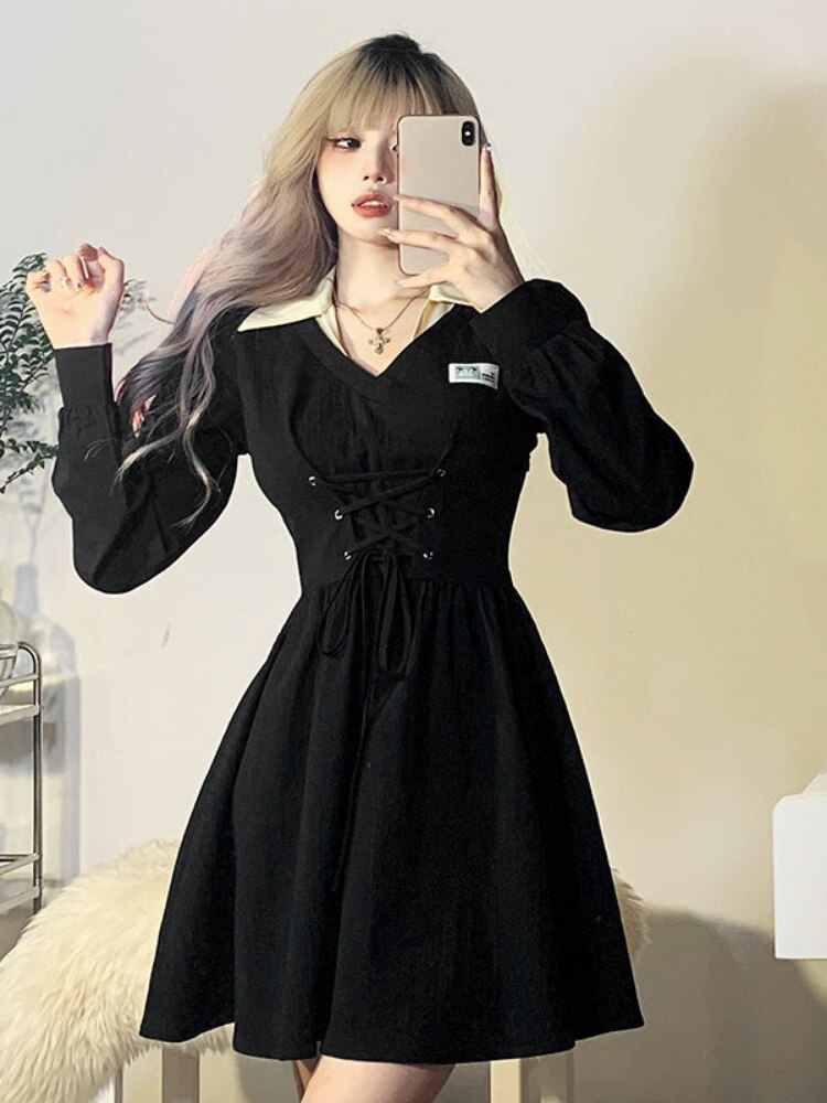 College Bandage Preppy Dress