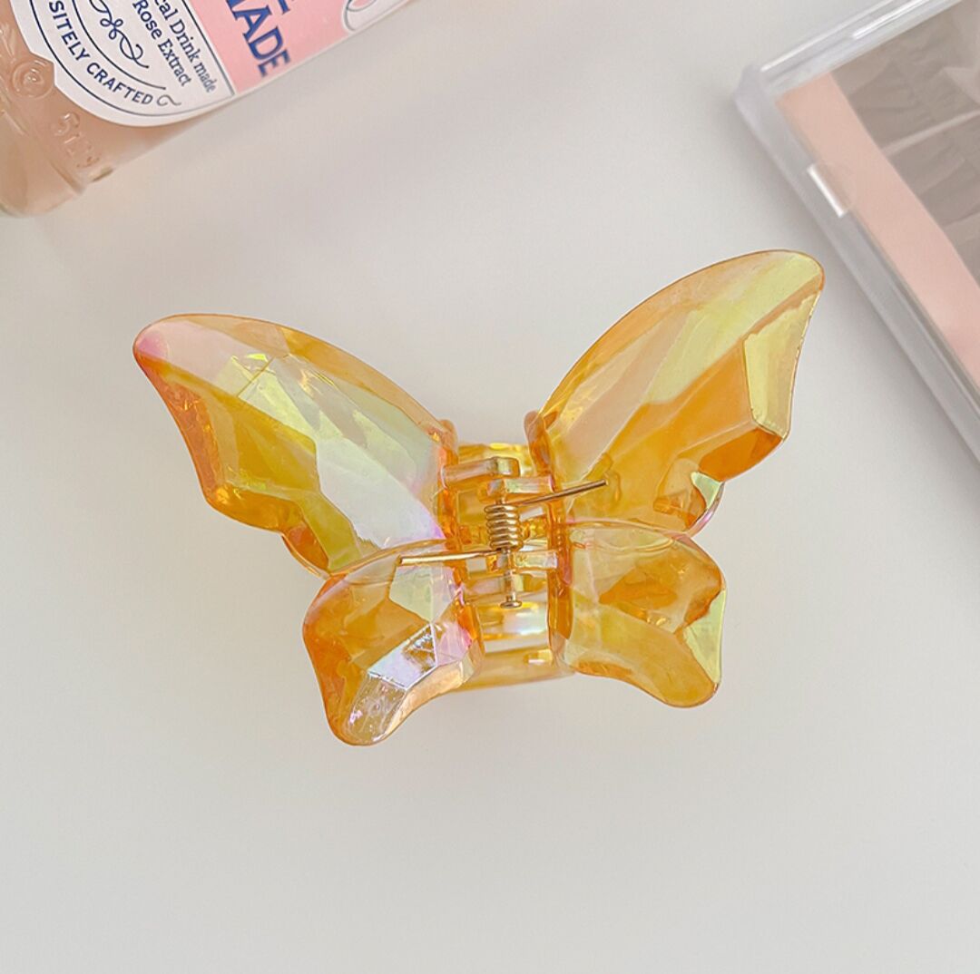 Trendy Transparent Pearl Butterfly Clamp Crab Hair Claws For Women Girls Acrylic Hairpin Hair Clip Barrettes Hair Accessories