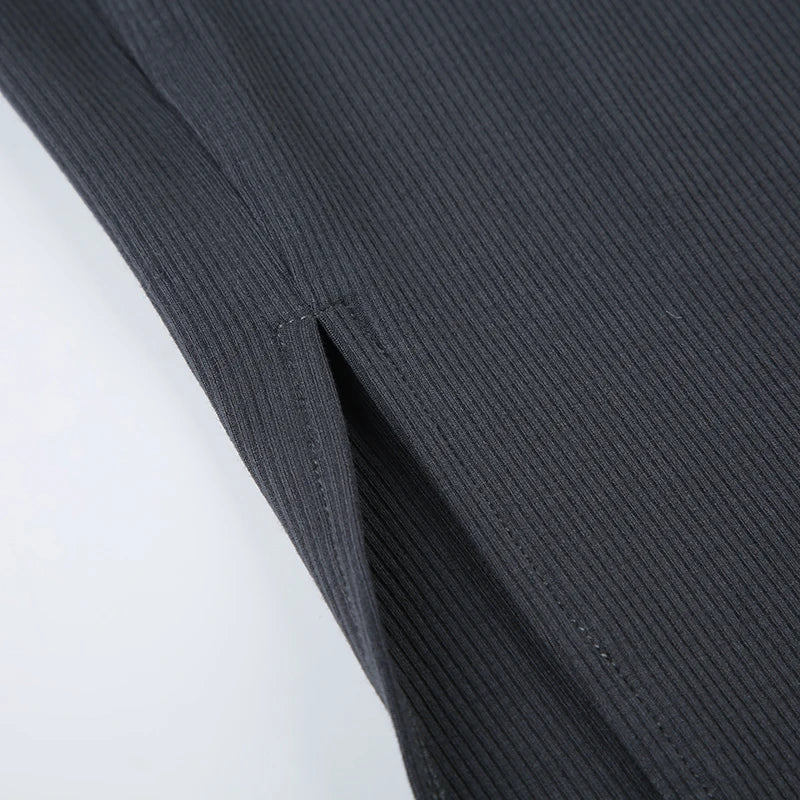 qgtao Basic Sexy Halter Backless Midi Dress