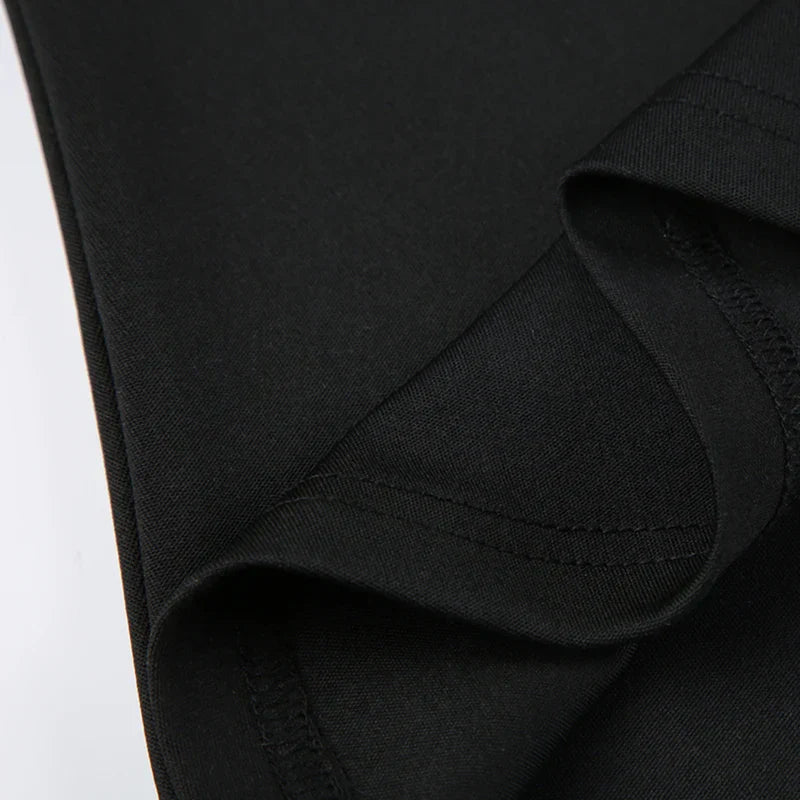 qgtao Gothic Square Neck Corset Maxi Dress