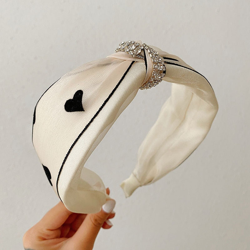 Solid Fabric Satin Hair Scarf Band Hairband for Women Girl Korea Headbands Fashion Accessorie