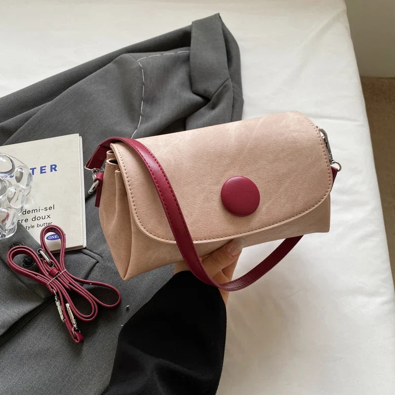 qgtao WomenTrendy High End Commuting Shoulder Bag Double Shoulder Straps Spring Autumn New Style Fashion Crossbody Small Square Bags