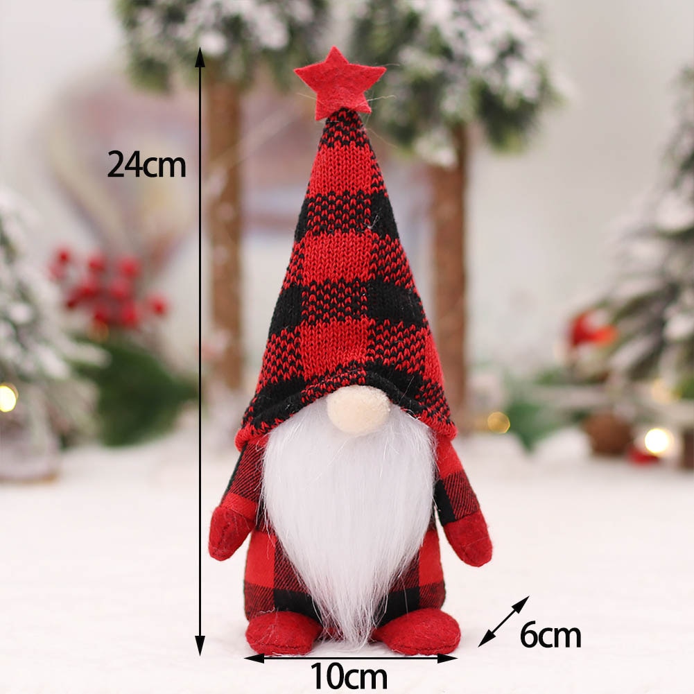 Halloween Gnome Plush Halloween Decoration for Home Handmade Faceless Dolls Gnome Ornaments Cute Elf Scandinavian Tomte Gnomes