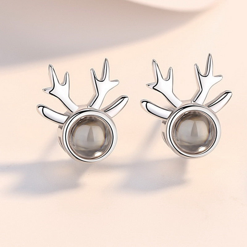 Cute Christmas Elk Dangle Earrings For Women Charm Xmas Deer Star Bowknot Round Ball Drop Earring Girls New Year Party Jewelry