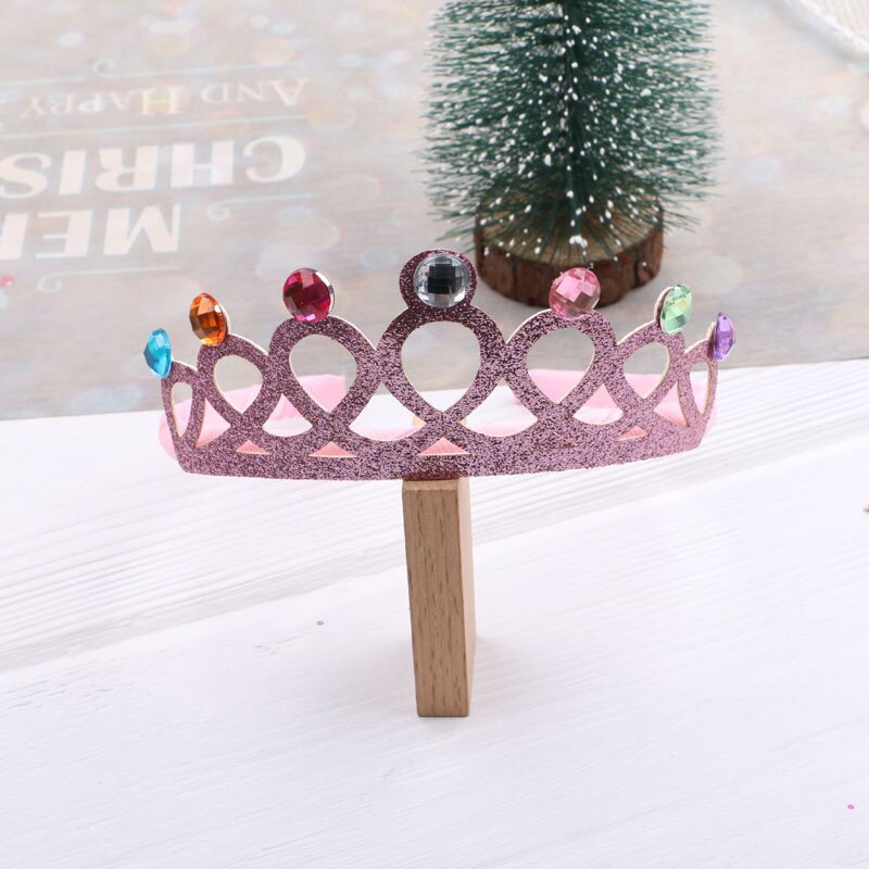 Headbands For Kids Girl Princess Hairbands Yarn Crown Bow Knot Tiara Flower Child Hair Accessories Korean Handmade Wholesale