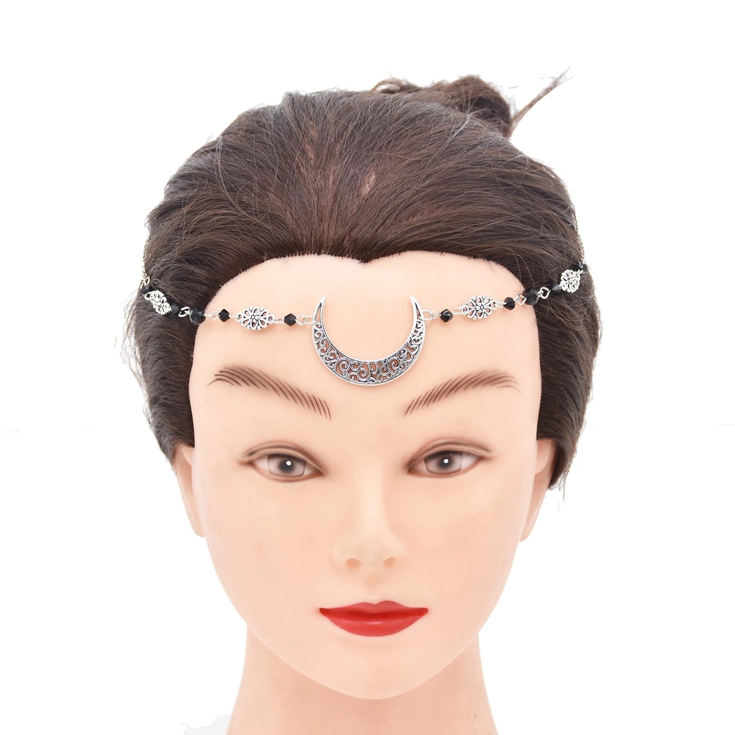 Gypsy Turkish Bohemian Head Chain Indian Hair Jewelry Tribal Forehead Dancing Wedding Hair Accesories Boho Headband Headpieces