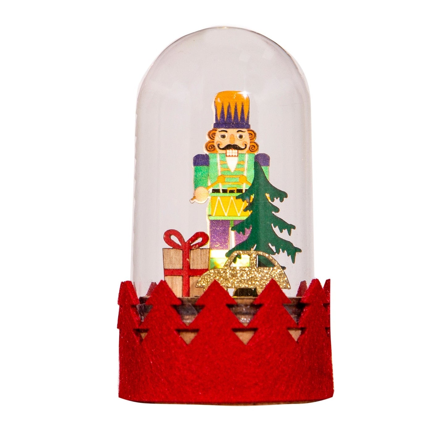 Christmas Decoration LED Luminous Wooden Ornaments Santa Claus Elk Home Desktop Decor Crafts New Year Festival Christmas Gifts