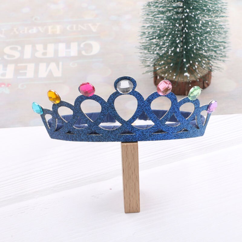 Headbands For Kids Girl Princess Hairbands Yarn Crown Bow Knot Tiara Flower Child Hair Accessories Korean Handmade Wholesale