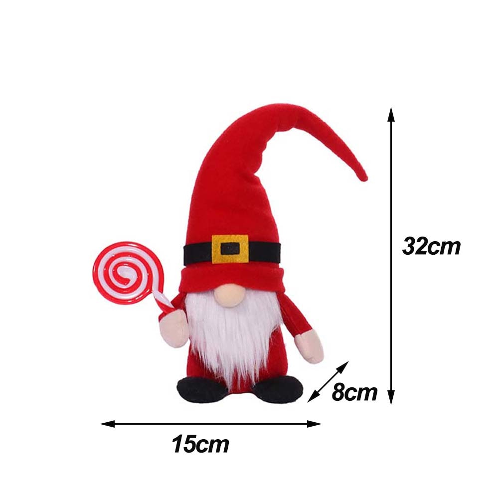 Christmas Gnome Plush Decor Christmas Elf Faceless Doll Xmas Gnomes Christmas Decorations for Home New Year Holiday Gift