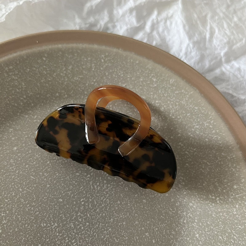 Acetate Camellia Hair Claw Clip Clamp For Women Girl Flower Handmade French Fashion Head Accessories Mujer Wholesale