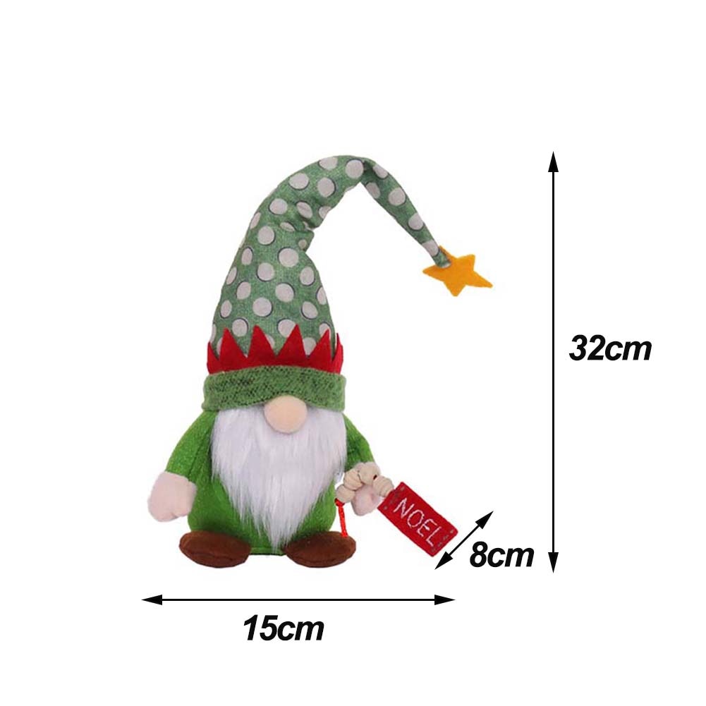 Christmas Gnome Plush Decor Christmas Elf Faceless Doll Xmas Gnomes Christmas Decorations for Home New Year Holiday Gift