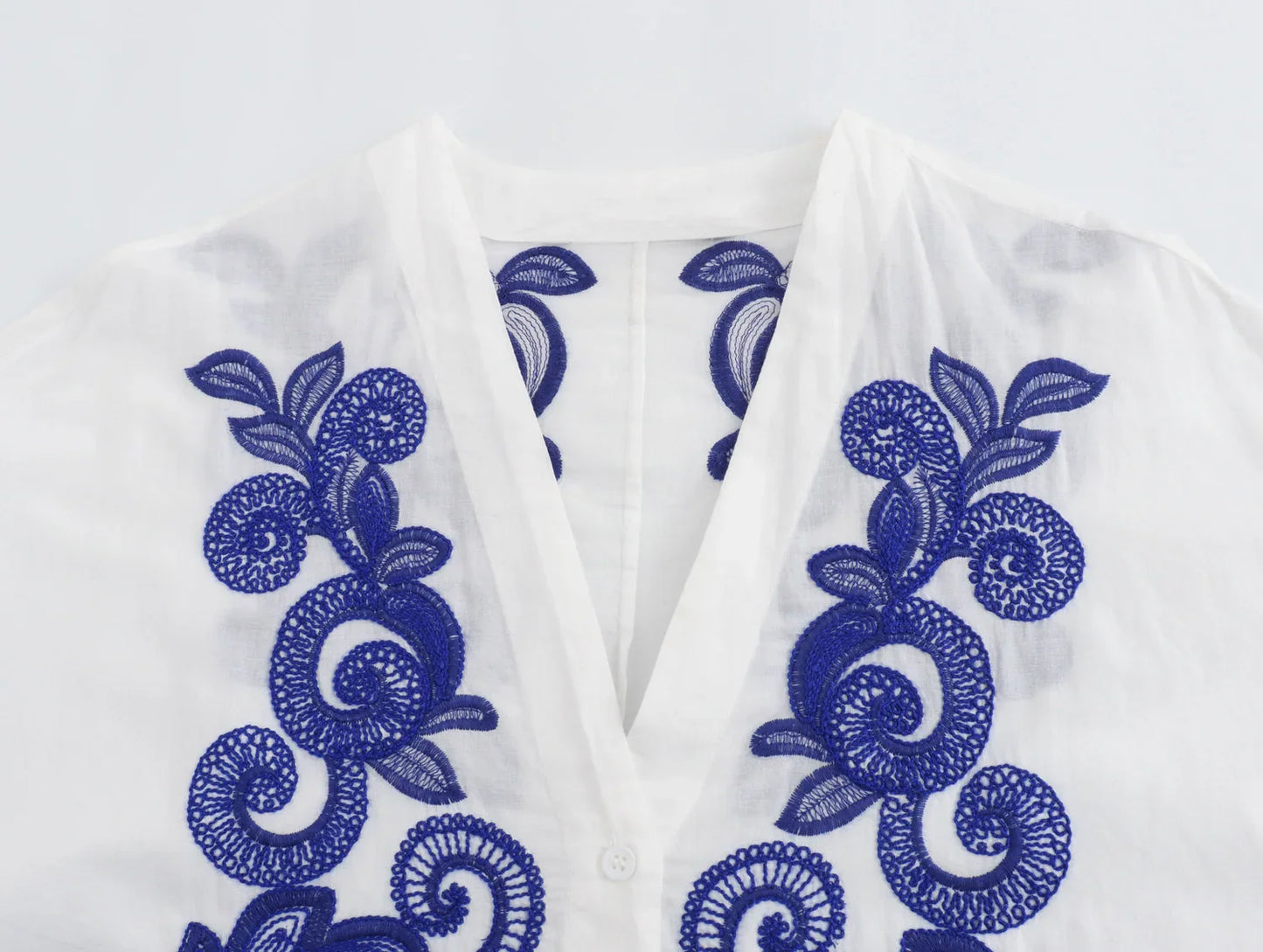 qgtao 2024 Women's Ethnic Embroidered Top Shirt Loose Elastic Waist Skirt Women's Clothing Sales Plus Size Women Clothing