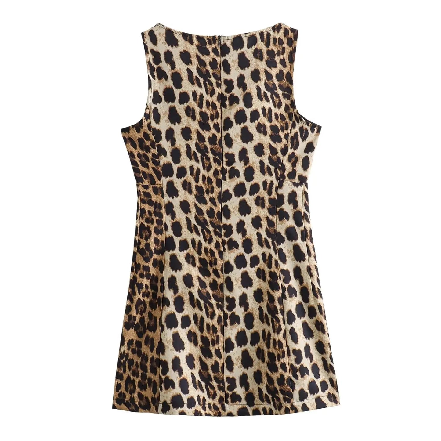 qgtao 2024 Women's Printed Leopard Dress Womens Dresses Sale Clearance Fashion Summer Short Party Elegant New Chic Y2k Mini