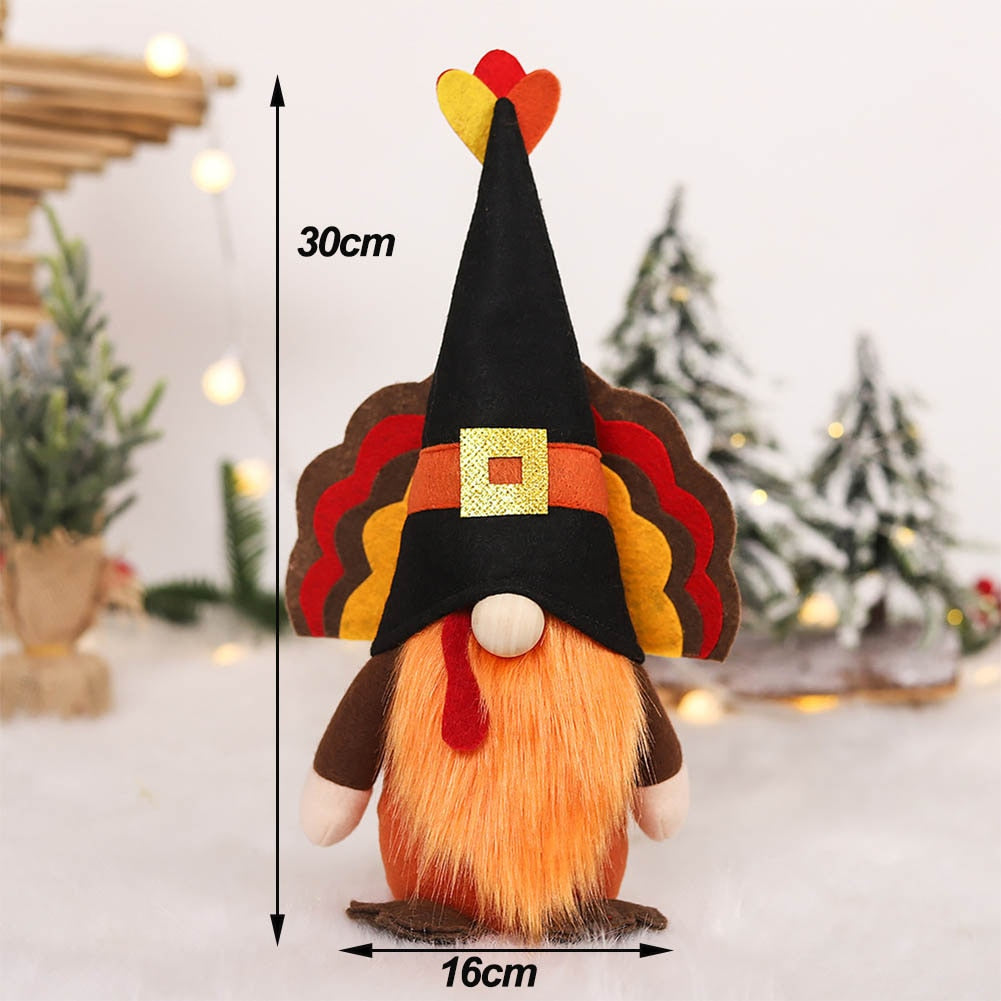 Halloween Gnome Plush Halloween Decoration for Home Handmade Faceless Dolls Gnome Ornaments Cute Elf Scandinavian Tomte Gnomes