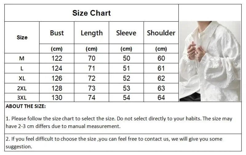 qgtao Oversized Shirt Women White Jacquard Long Sleeve Top Spring Chic Single Breasted Blouse Female Casual Loose Solid Color