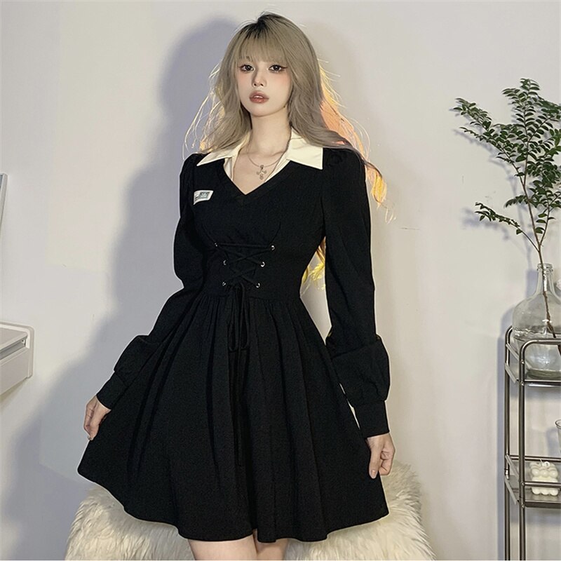 College Bandage Preppy Dress