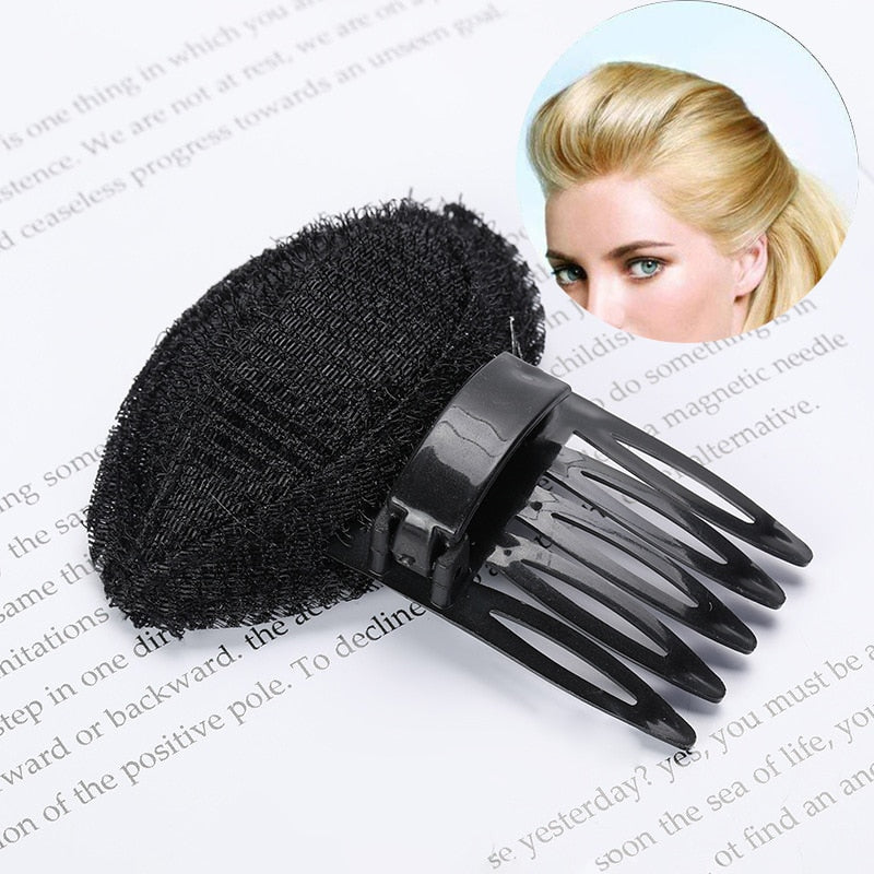 Women Hairpins Styling Clip Fluffy Stick Bun Maker Plastic Braiding Tool Ponytail Holder Hair Combs Hair Clip Accessories