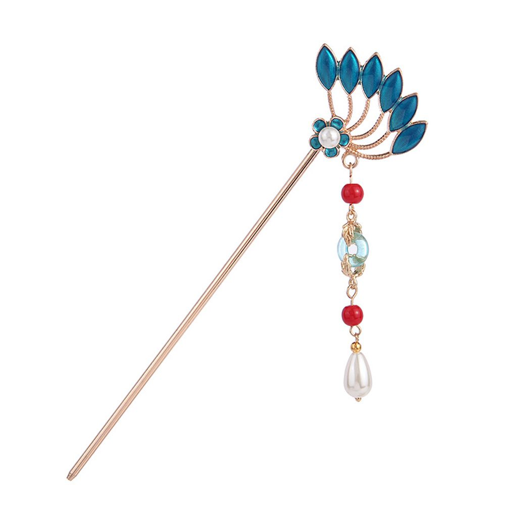 Alloy Round Hairpins Bun Cuff Vintage Leaf Hair Stick Set Bun Holder Women Hair Accessories Retro Hair Pins