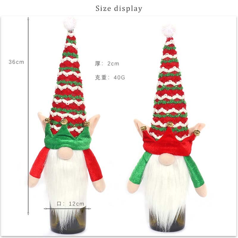 Christmas Gnome Plush Decor Christmas Elf Faceless Doll Xmas Gnomes Christmas Decorations for Home New Year Holiday Gift