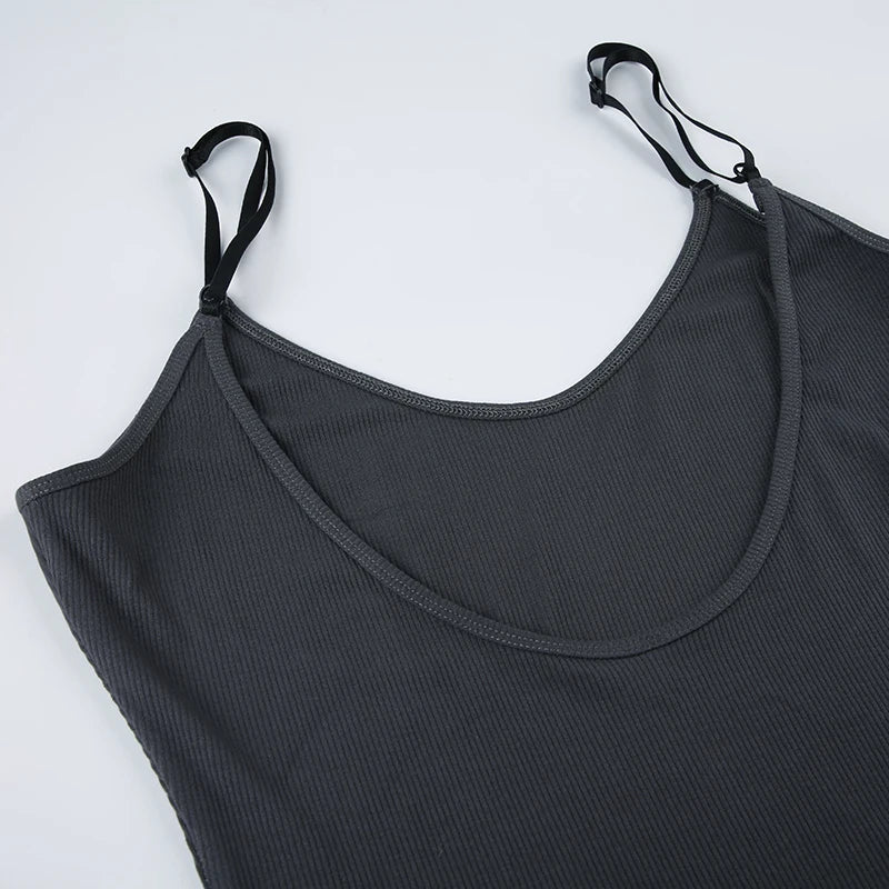 qgtao Basic Sexy Halter Backless Midi Dress