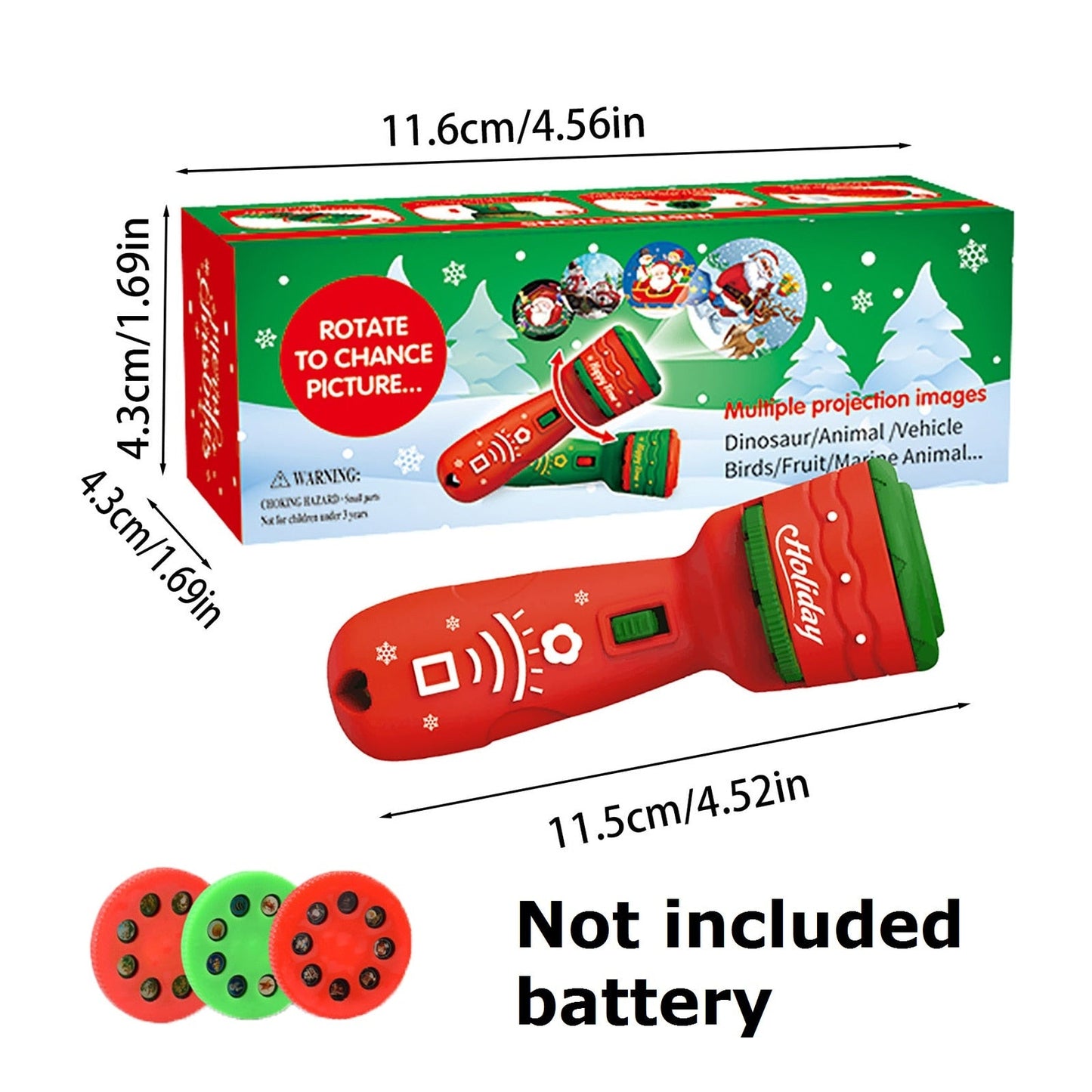 Christmas Flashlight Projector Lamp Toys For Children 24 Patterns Baby Bedtime Sleeping Story Book Fun Education Toys Xmas Gift