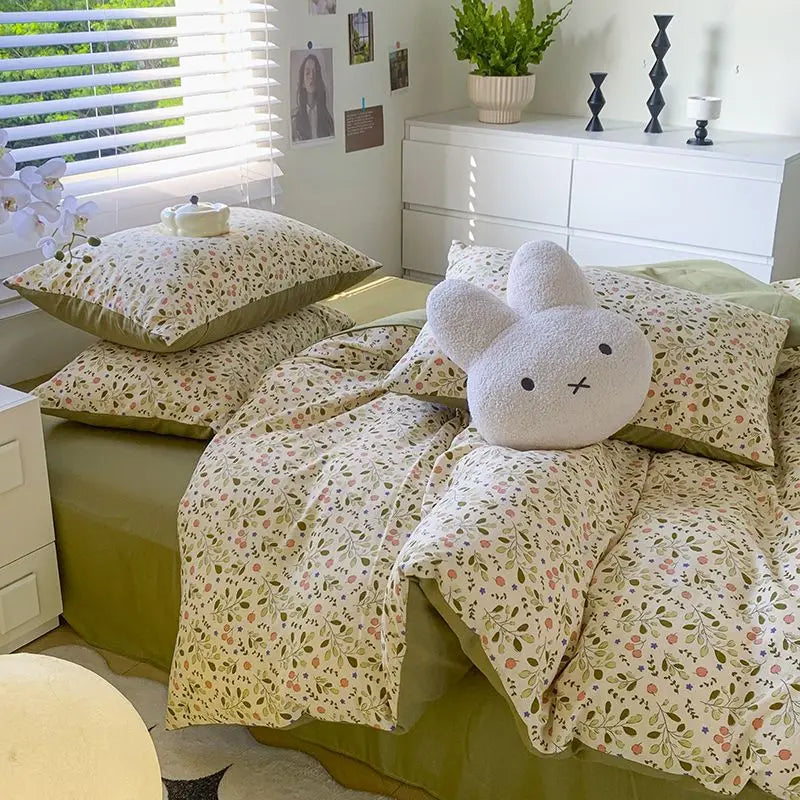 Yeknu Euro Bedding Set Free Shipping Beddings Sets Princess Style Pure Cotton Intensification Level A Bedroom Set Queen Size Bed Sheet